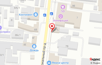 Шинный центр Байкал-шина в Центральном районе на карте