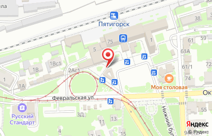 Кафе Мистер Слойкин на Февральской улице на карте