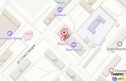 Гостиничный комплекс Виктория на проспекте Ленина на карте