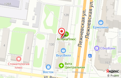 Салон дверей Двери Окна на Лежневской улице на карте