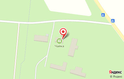 Чайка, лагерь на карте