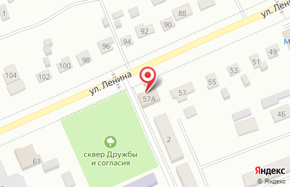 Продуктовый магазин Олимп на улице Ленина на карте