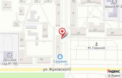 Продуктовый магазин Самир в Железнодорожном районе на карте