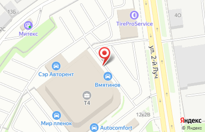 Автосервис Dent-Remove в Санкт-Петербурге на карте