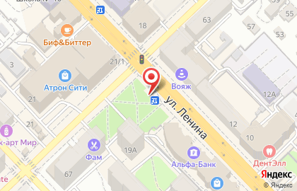 Цветочный салон Азалия на улице Ленина на карте