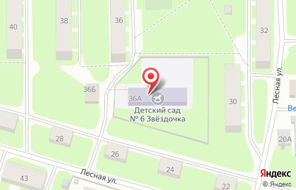 Звездочка в Великом Новгороде на карте