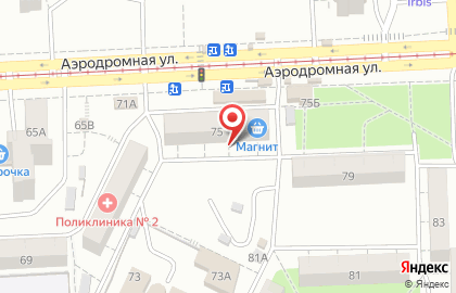 Аптека, ООО ПТК Техника на Аэродромной улице на карте