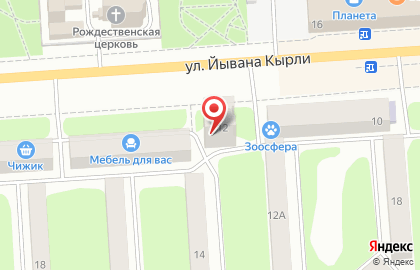 Магазин продуктов Ассорти на улице Йывана Кырли на карте