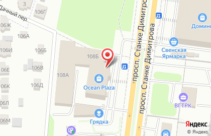 Федеральная сеть ресторанов японской и паназиатской кухни Mybox на проспекте Станке Димитрова на карте