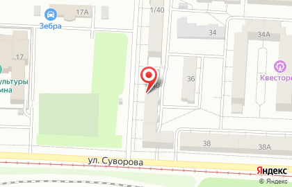 Продовольственный магазин Смак на улице Ватутина на карте