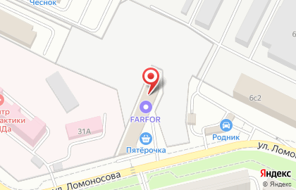 Служба доставки DPD на улице Ломоносова на карте