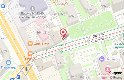 Управление вневедомственной охраны по Центральному административному округу управления вневедомственной охраны ВНГ России по г. Москве Батальон Росгвардии полиции центрального округа на карте