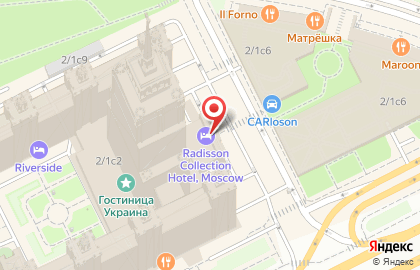 Radisson Royal Москва на карте