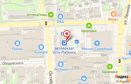 Магазин Сундучок на Октябрьской улице на карте