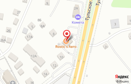 Ресторан быстрого питания KFC в Калуге на карте