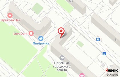 Магазин канцтоваров Линейка на проспекте Комарова, 16 на карте