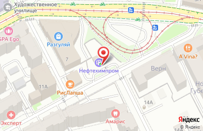 АЗС Нефтехимпром в Перми на карте