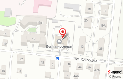 Дом милосердия в Твери на карте