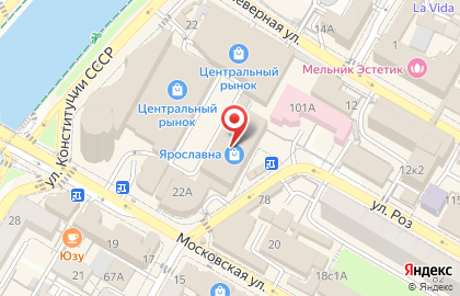 Салон красоты Очарование в Центральном районе на карте