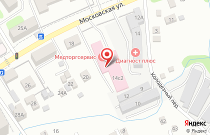 Ной на Московской улице на карте