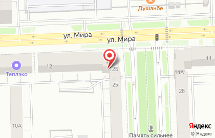 Сотакс на улице Мира на карте