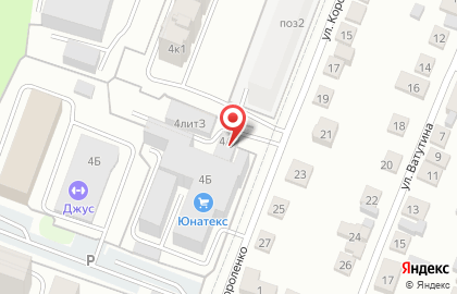 Мечта на улице Короленко на карте