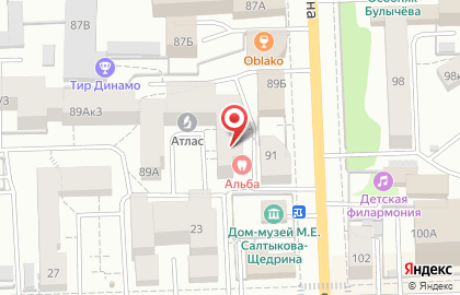 Стоматология Альба на улице Ленина на карте