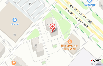 Салон красоты Шоколад на проспекте Строителей на карте