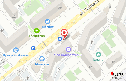 Торговая сеть Хлебница на улице Салавата Юлаева на карте