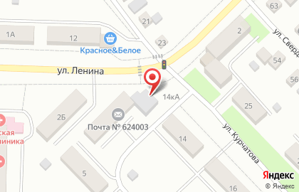 Почта России в Екатеринбурге на карте