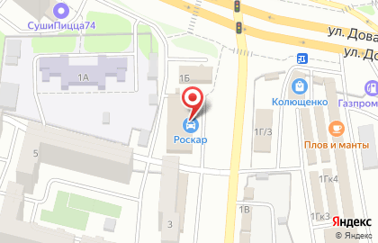 Шининвест на Фёдорова, улица на карте