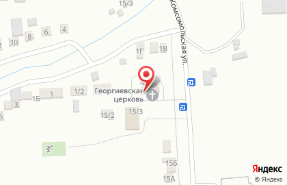 Церковь Святого Великомученика Георгия Победоносца на Комсомольской на карте