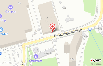 Банкомат Росбанк на Правобережной улице на карте