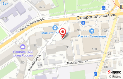 Служба доставки DPD на Ставропольской улице на карте