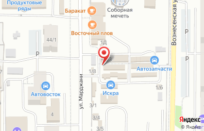 Магазин автозапчастей в Челябинске на карте