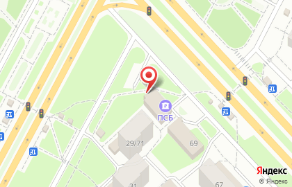 Ярославский филиал Банкомат, Промсвязьбанк на Ленинградском проспекте, 69а на карте