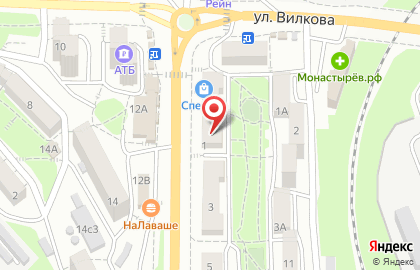 Банкомат АКБ Приморье в Первомайском районе на карте