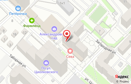 Салон красоты Zerkalo на улице Циолковского на карте