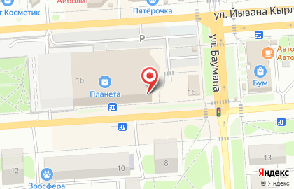 Фотоателье Photo Room на улице Баумана на карте