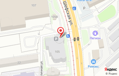 Парковка Атомстрой на карте