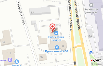Автосалон Петрозаводск-Лада на Комсомольском проспекте на карте