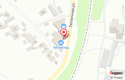 Магазин автозапчастей АВТОКЛАД на Митрофановской улице на карте