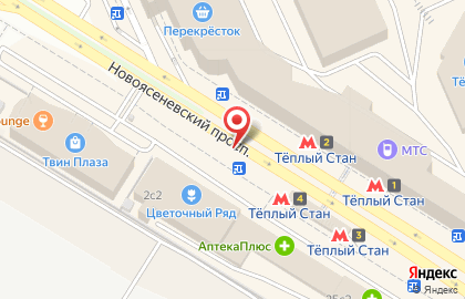 Московский комсомолец на Новоясеневском проспекте на карте