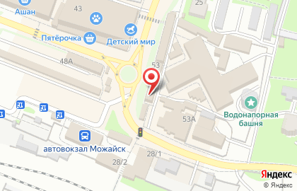 Советская аптека в Можайске на карте