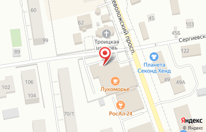 Магазин окон и дверей МКторг на Сергиевской улице на карте