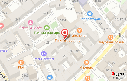 Лаунж-ресторан Tangiers Lounge Pokrovka на карте