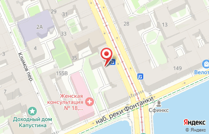 Российские меха на Лермонтовском проспекте на карте