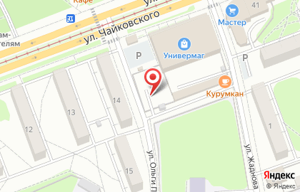 Автостоянка на ул. 93-й квартал, 14/1а на карте