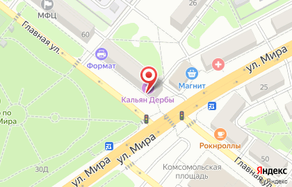СберБанк на Главной улице на карте