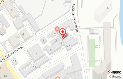 Медицинский центр Магнитно-резонансная томография на Мало-Тобольской улице на карте